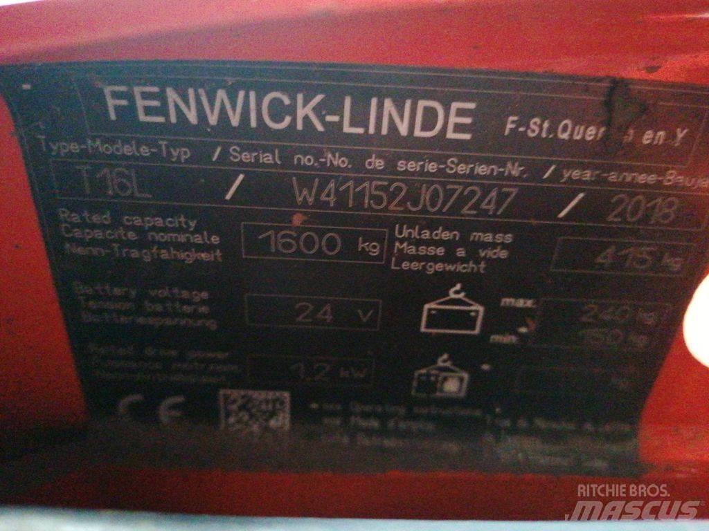 Linde T16L Mažų aukščių keltuvai