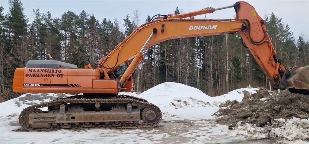 Doosan DX 480 LC Vikšriniai ekskavatoriai
