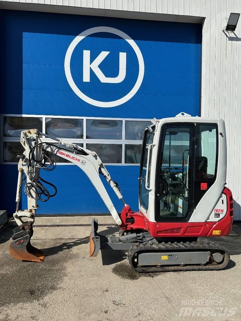 Takeuchi TB 216 Mini ekskavatoriai < 7 t