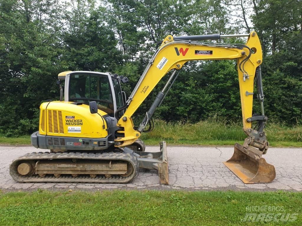 Wacker Neuson EZ 80 Vidutinės galios ekskavatoriai 7-12 t