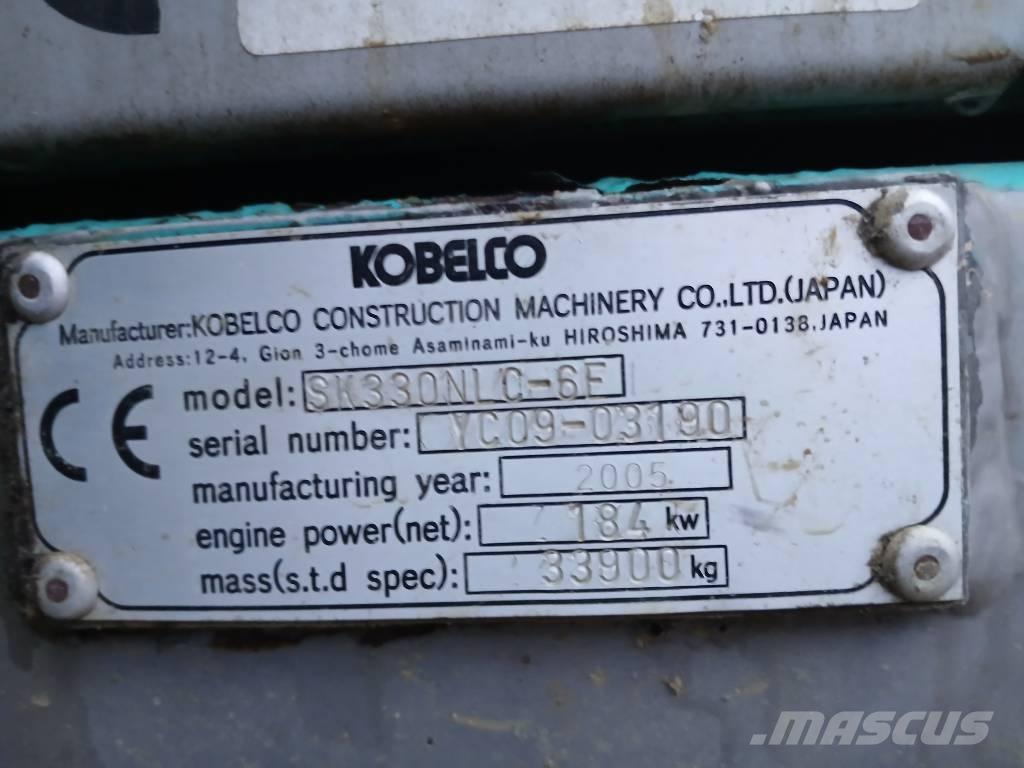 Kobelco SK 330NLC-6E Vikšriniai ekskavatoriai