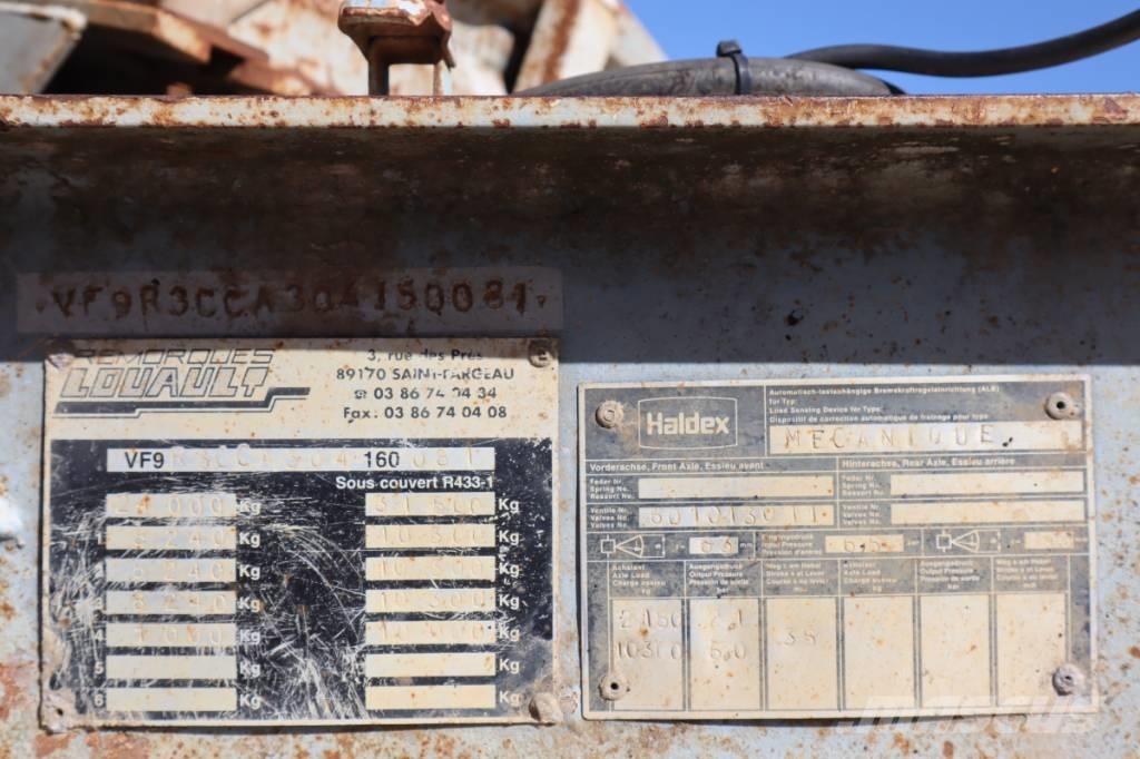 Louault R3CCA Autovežių priekabos