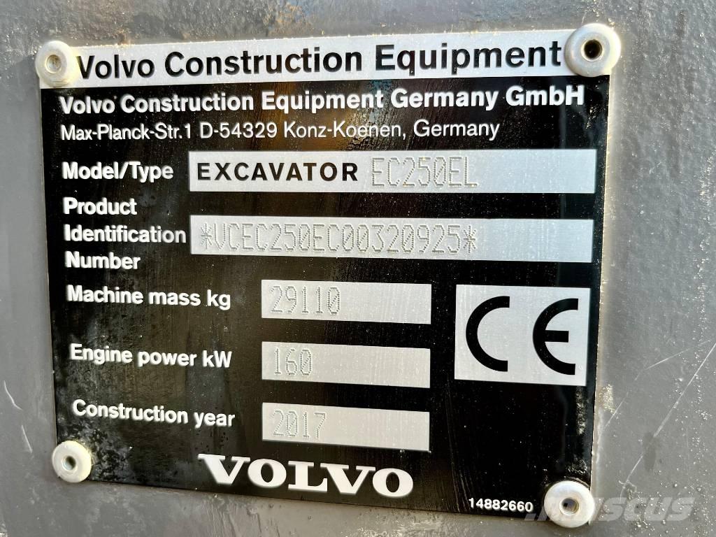Volvo EC 250 E Vikšriniai ekskavatoriai