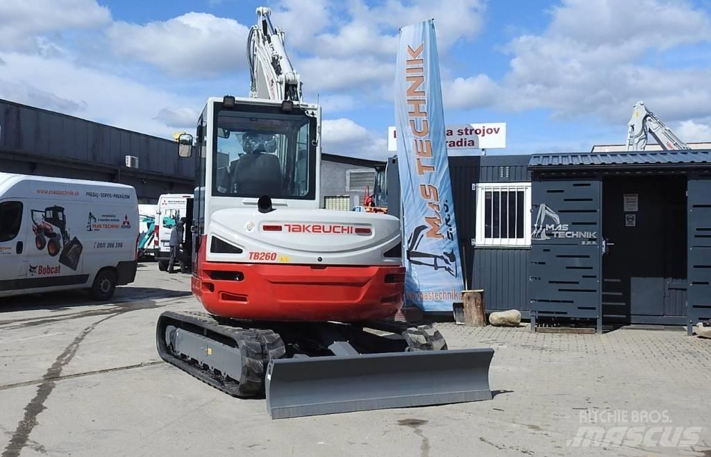 Takeuchi TB 260 Mini ekskavatoriai < 7 t