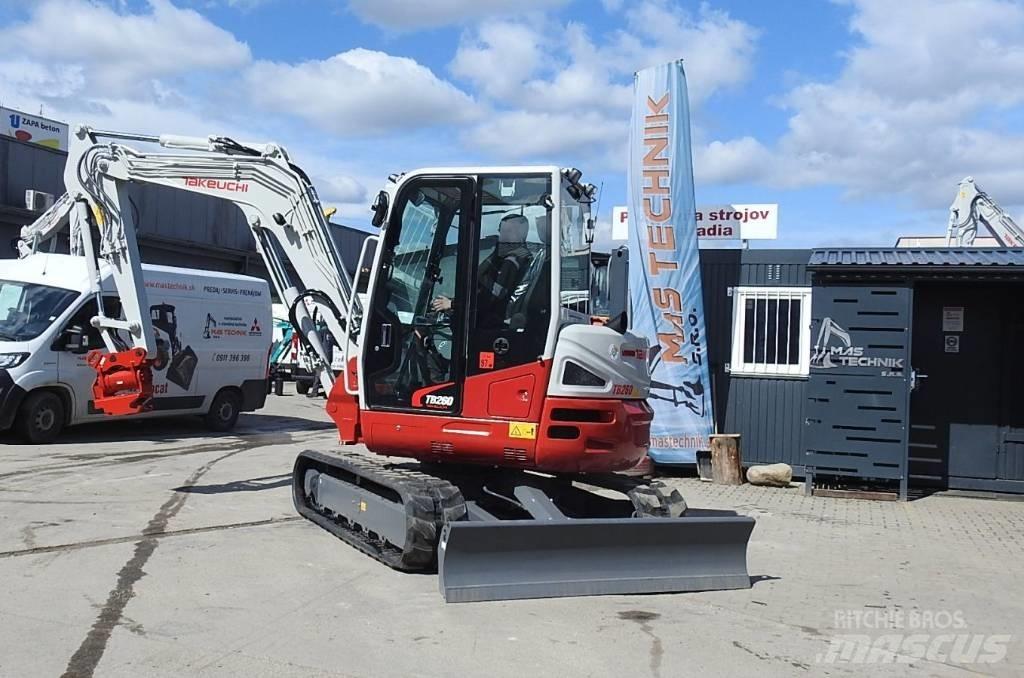 Takeuchi TB 260 Mini ekskavatoriai < 7 t