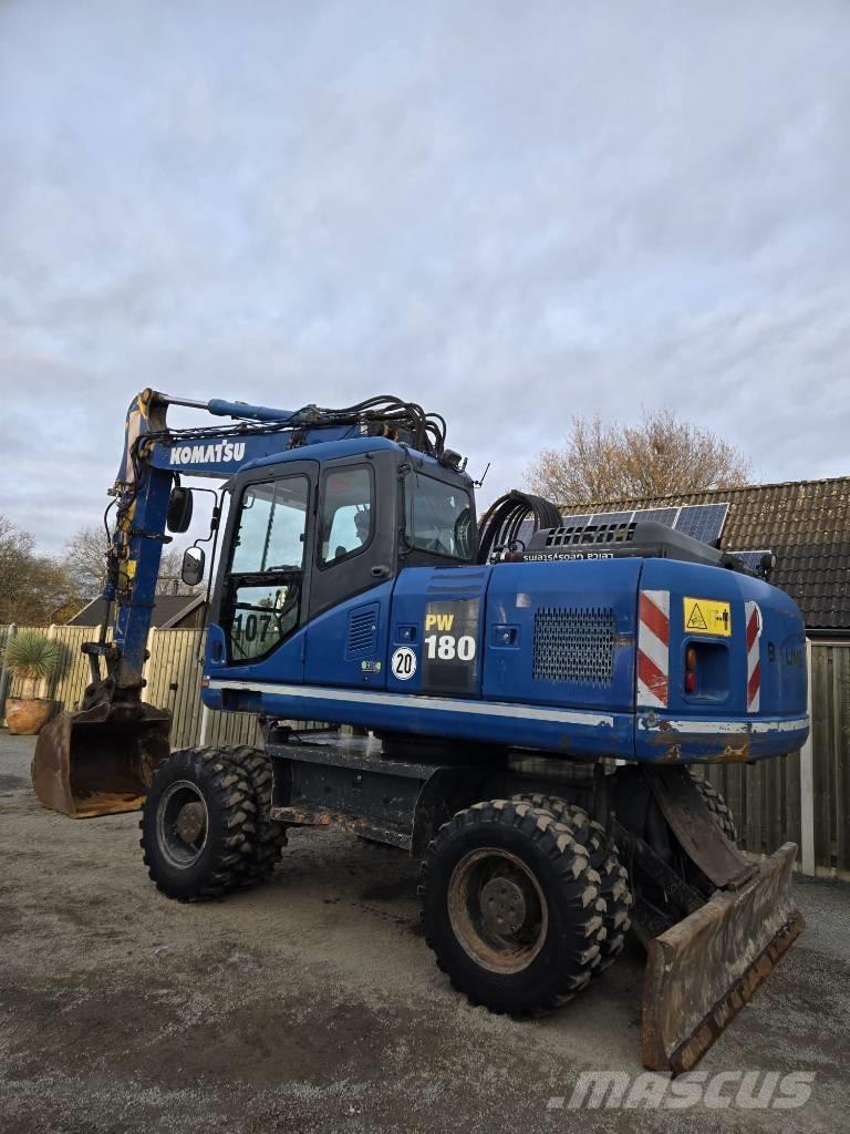 Komatsu PW 180-7EO Ratiniai ekskavatoriai