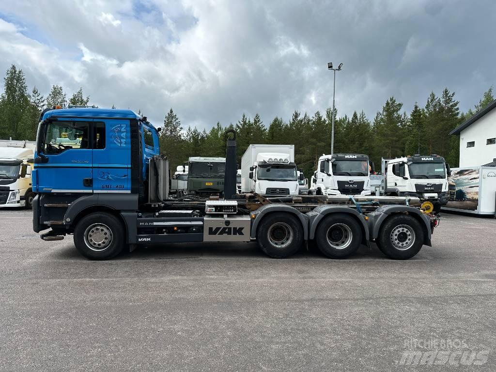 MAN TGX 35.640 Sunkvežimiai su keliamuoju kabliu