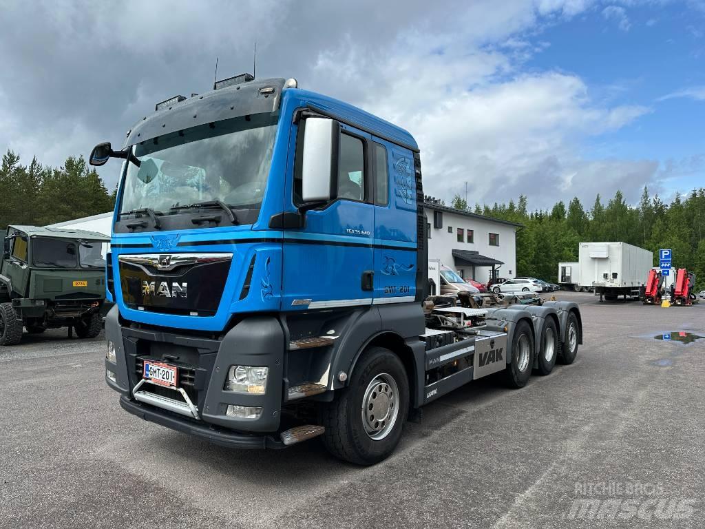 MAN TGX 35.640 Sunkvežimiai su keliamuoju kabliu