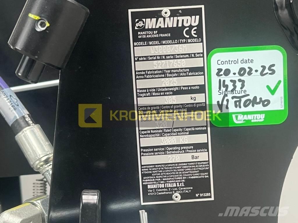 Manitou W3000/36M Teleskopiniai krautuvai
