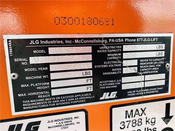 JLG 460 SJ Teleskopiniai keltuvai