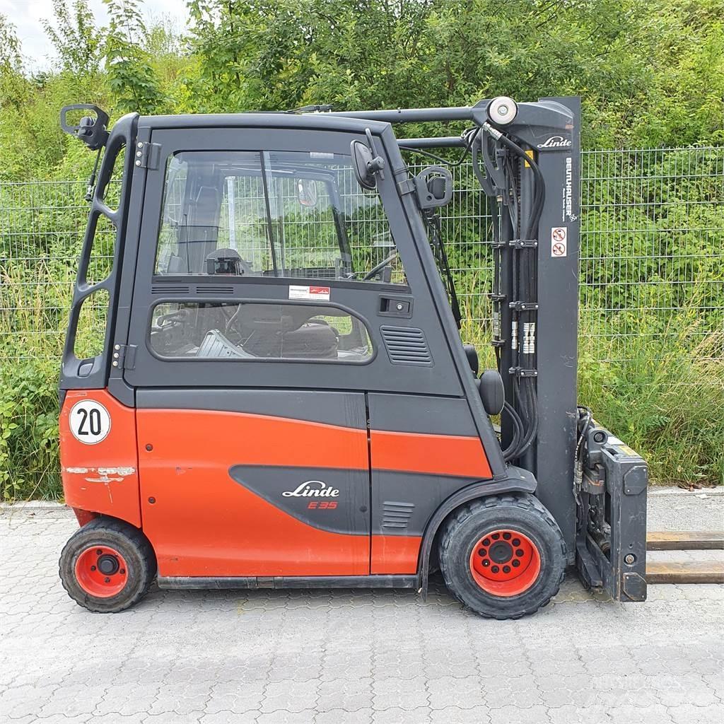 Linde E35HL Elektriniai šakiniai krautuvai