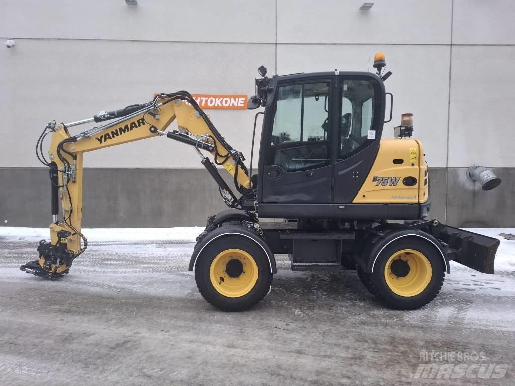 Yanmar B 75 W Ratiniai ekskavatoriai