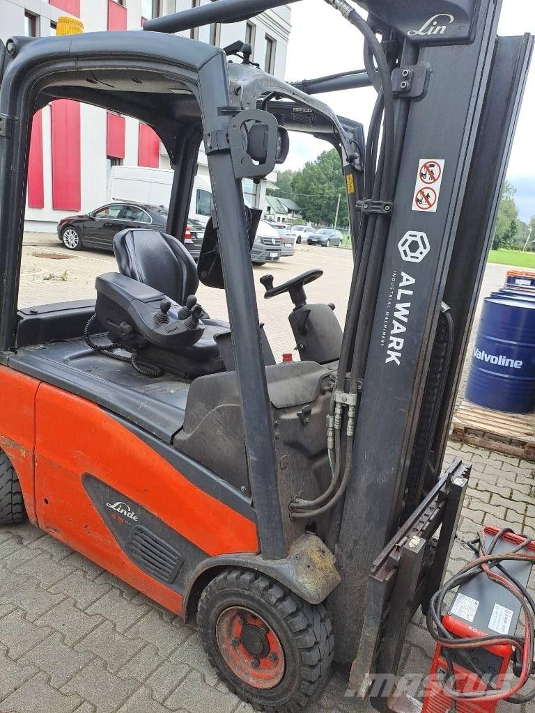 Linde E16 Elektriniai šakiniai krautuvai