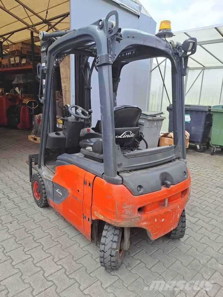 Linde E16 Elektriniai šakiniai krautuvai