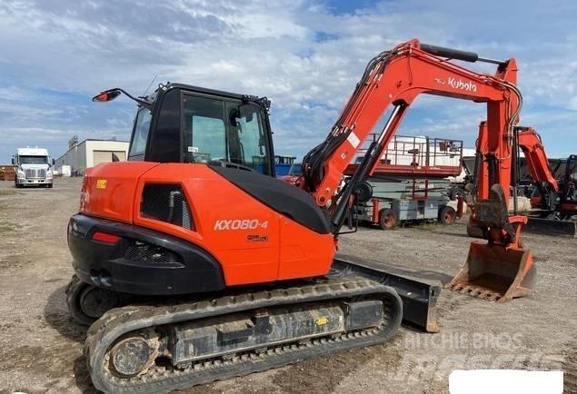 Kubota KX080-4S2 Vikšriniai ekskavatoriai
