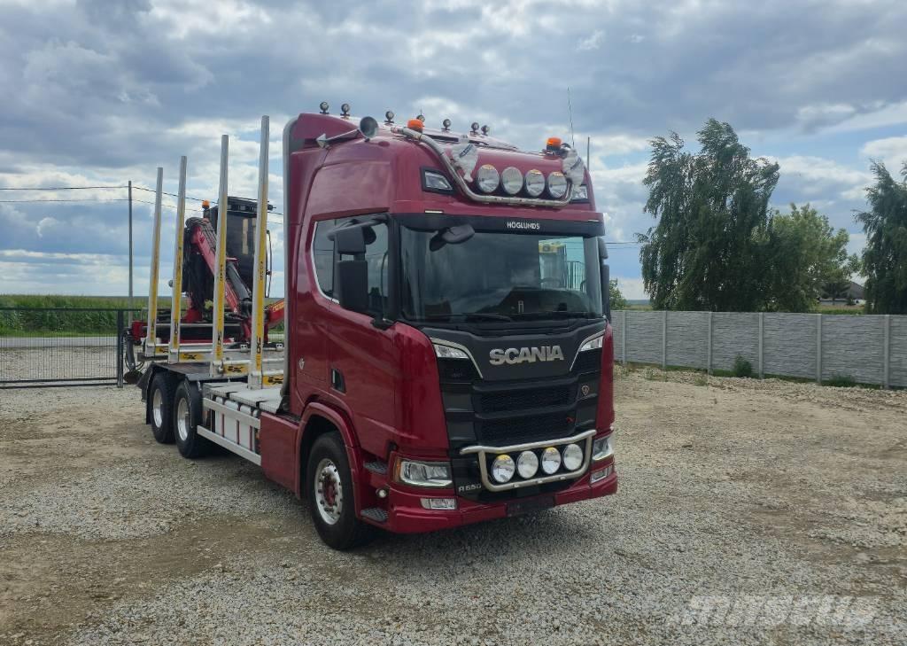 Scania R 650 Miškovežių vilkikai