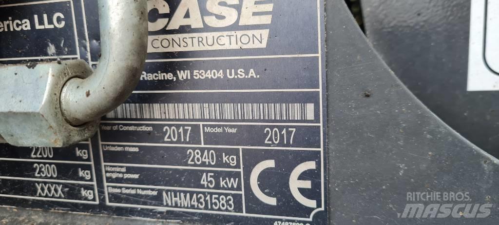 CASE SV 185 Krautuvai su šoniniu pasukimu