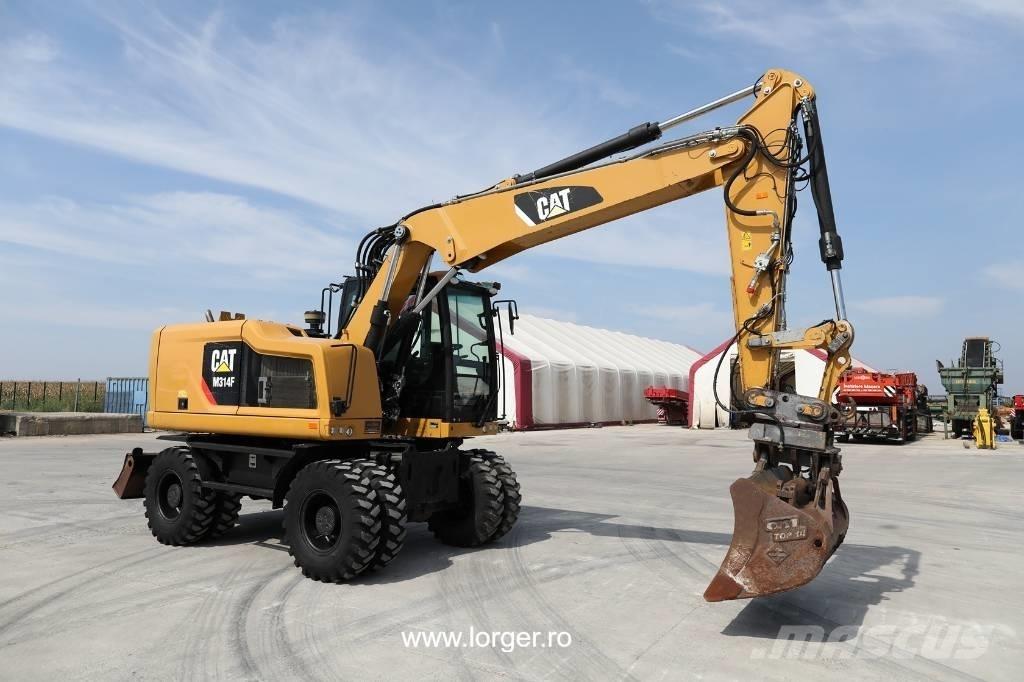 CAT M 314 F Ratiniai ekskavatoriai