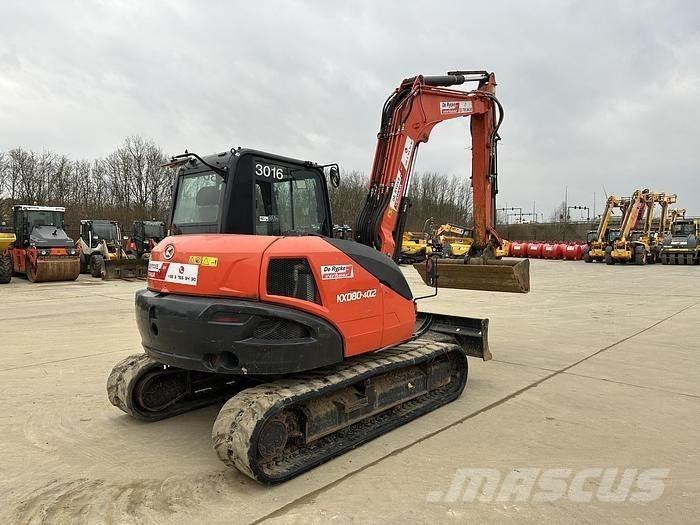 Kubota KX080-4A2 Vidutinės galios ekskavatoriai 7-12 t