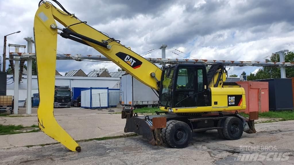 CAT M 318 D MH Atliekų / pramoniniai krautuvai