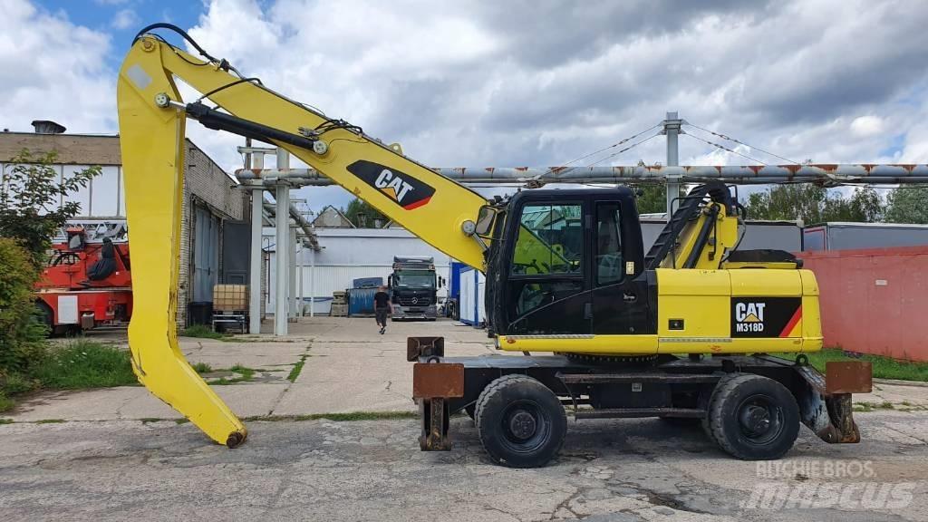 CAT M 318 D MH Atliekų / pramoniniai krautuvai