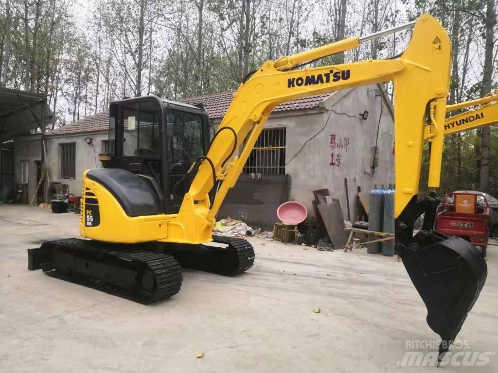 Komatsu PC55MR Vikšriniai ekskavatoriai