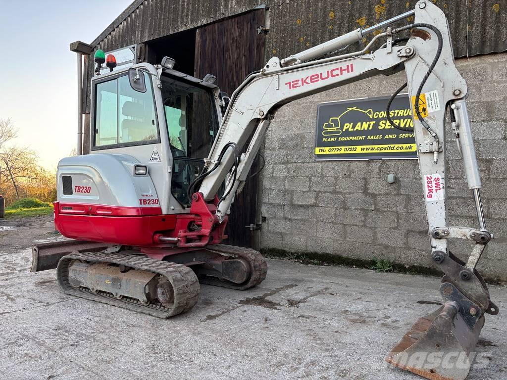 Takeuchi TB 230 Mini ekskavatoriai < 7 t