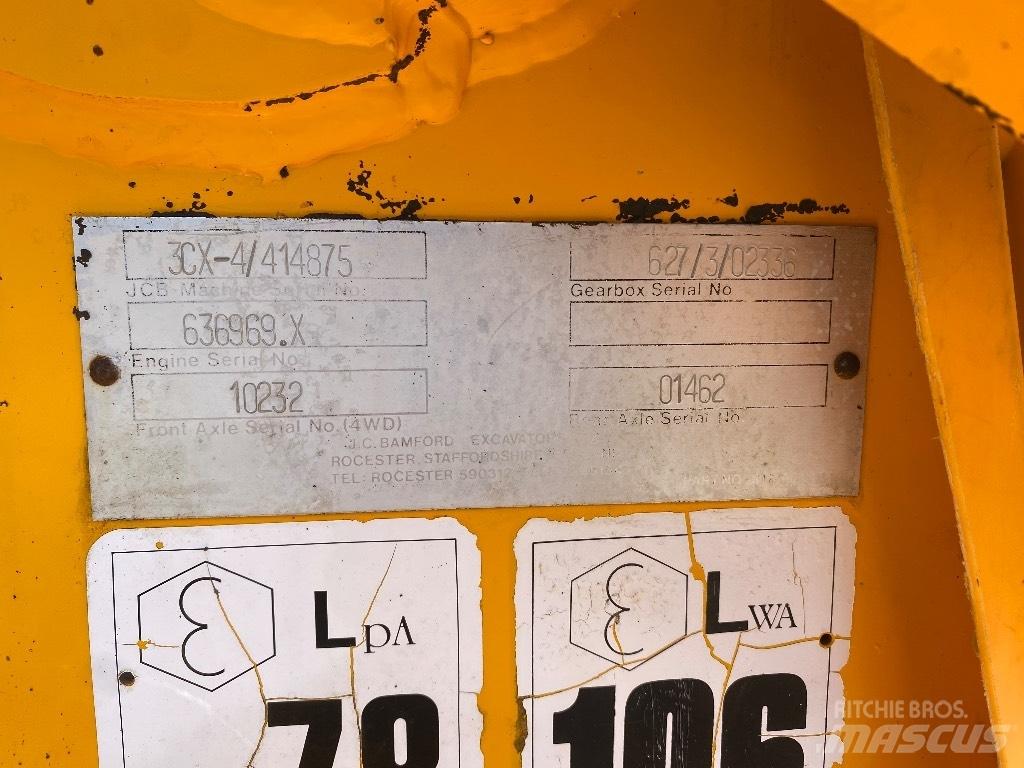 JCB 3 CX Ekskavatoriniai krautuvai