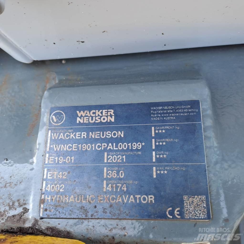 Wacker Neuson ET42 Vikšriniai ekskavatoriai