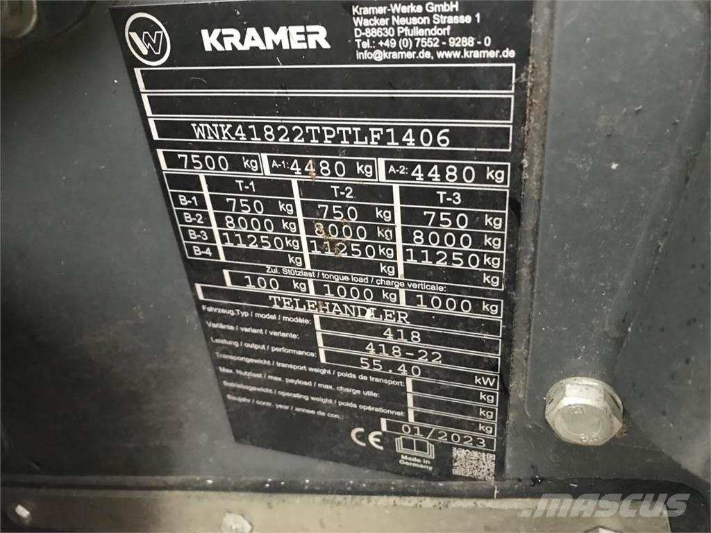 Kramer KT276 Teleskopiniai krautuvai žemės ūkiui