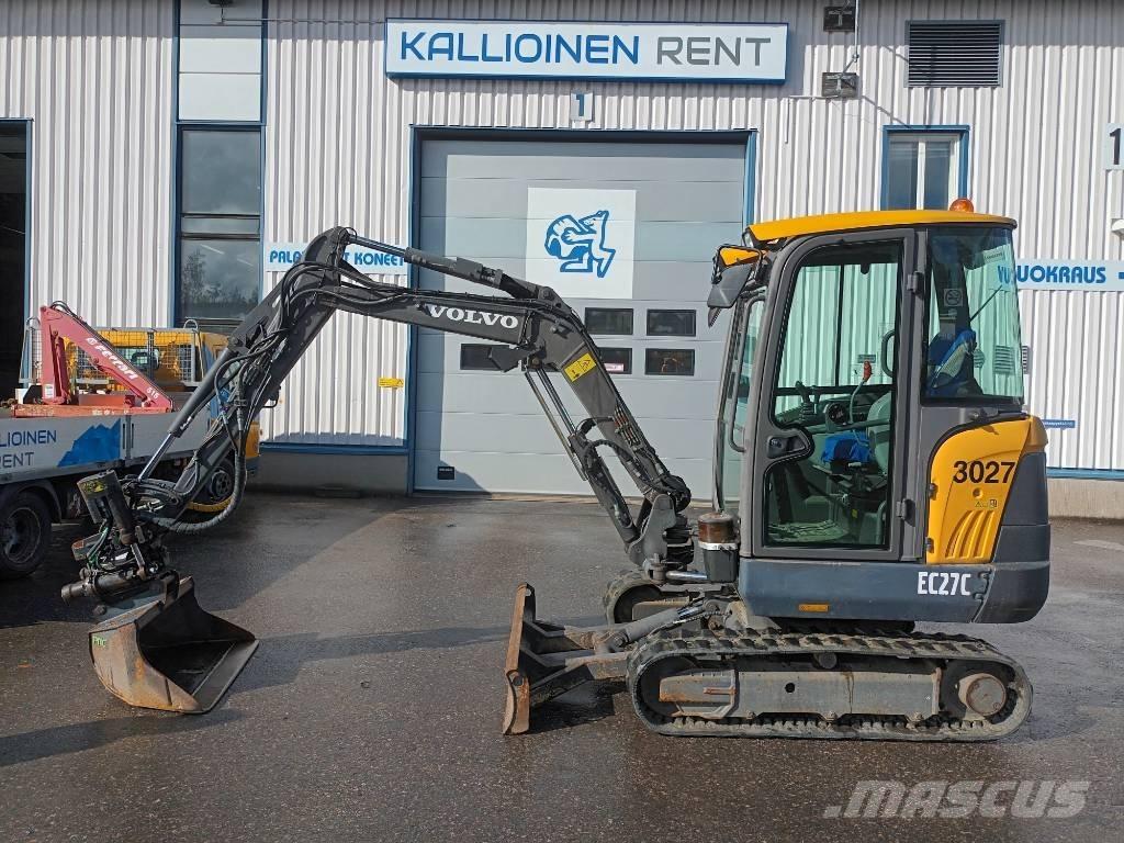 Volvo EC 27 C Mini ekskavatoriai < 7 t
