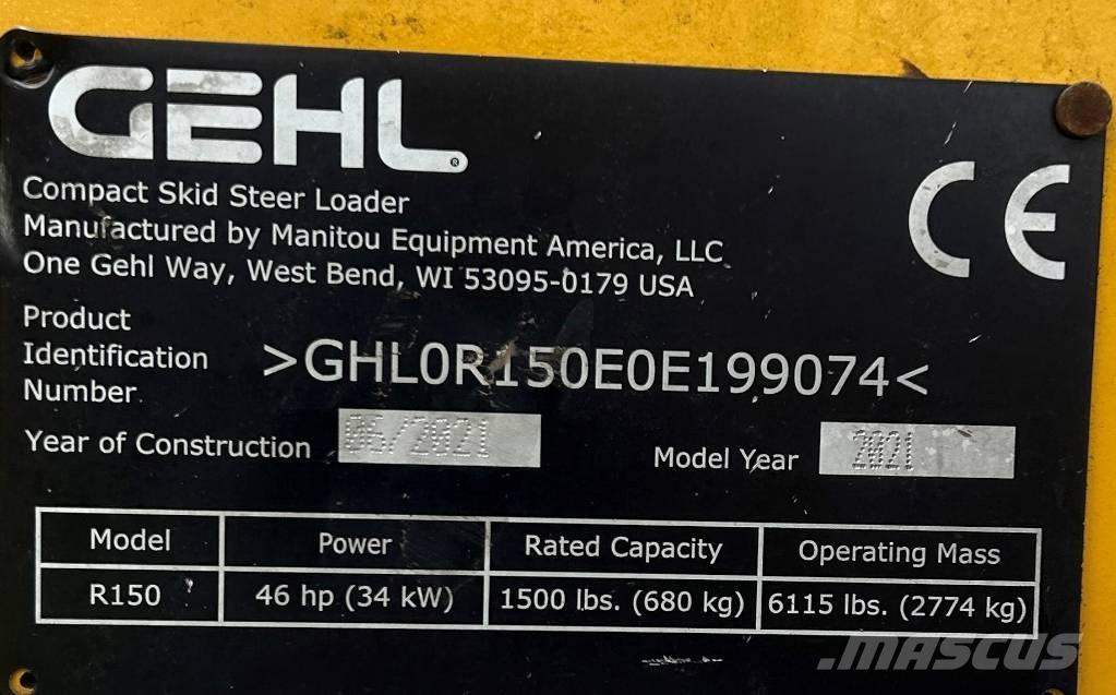 Gehl R150 Mini krautuvai