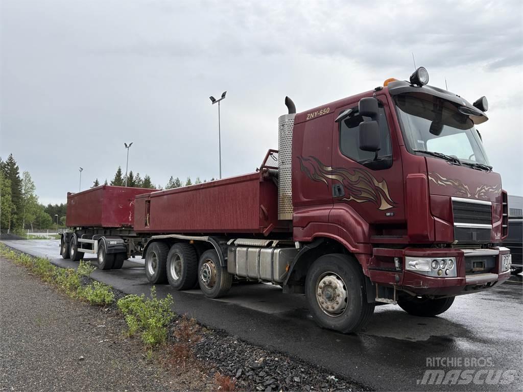 Sisu C500 E15M Savivarčių priekabų vilkikai
