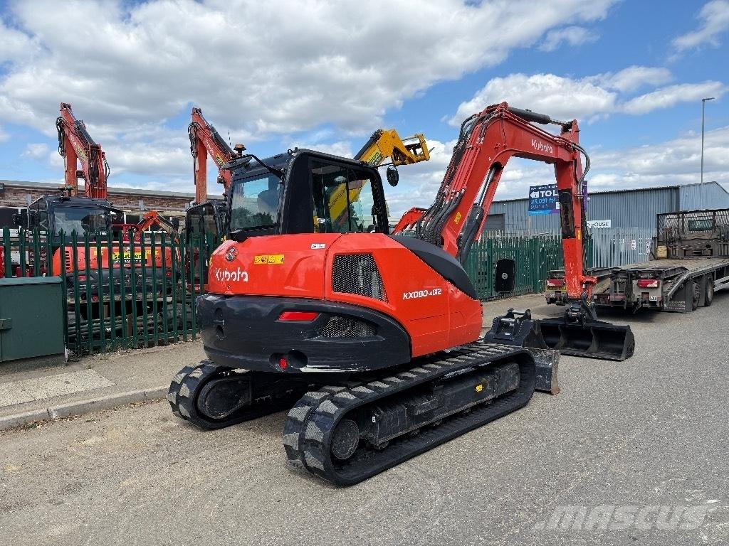 Kubota KX 080-4 Vidutinės galios ekskavatoriai 7-12 t