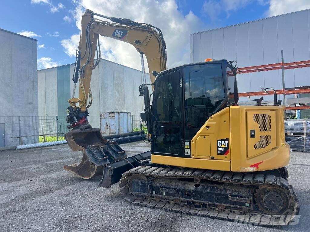 CAT 308 CR Vidutinės galios ekskavatoriai 7-12 t