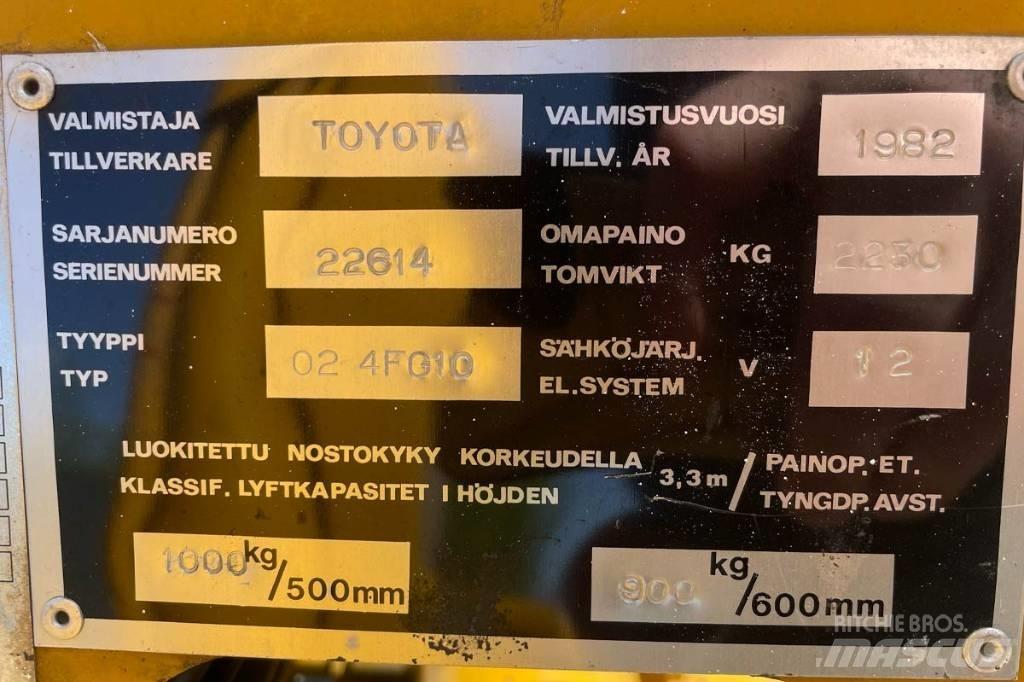 Toyota 02-4FG10 LPG (dujiniai) krautuvai