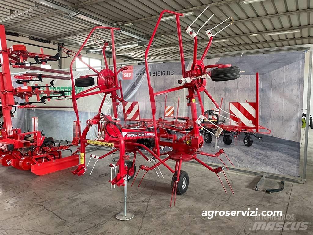 SIP Spider 555 Šieno grėbliai ir vartytuvai
