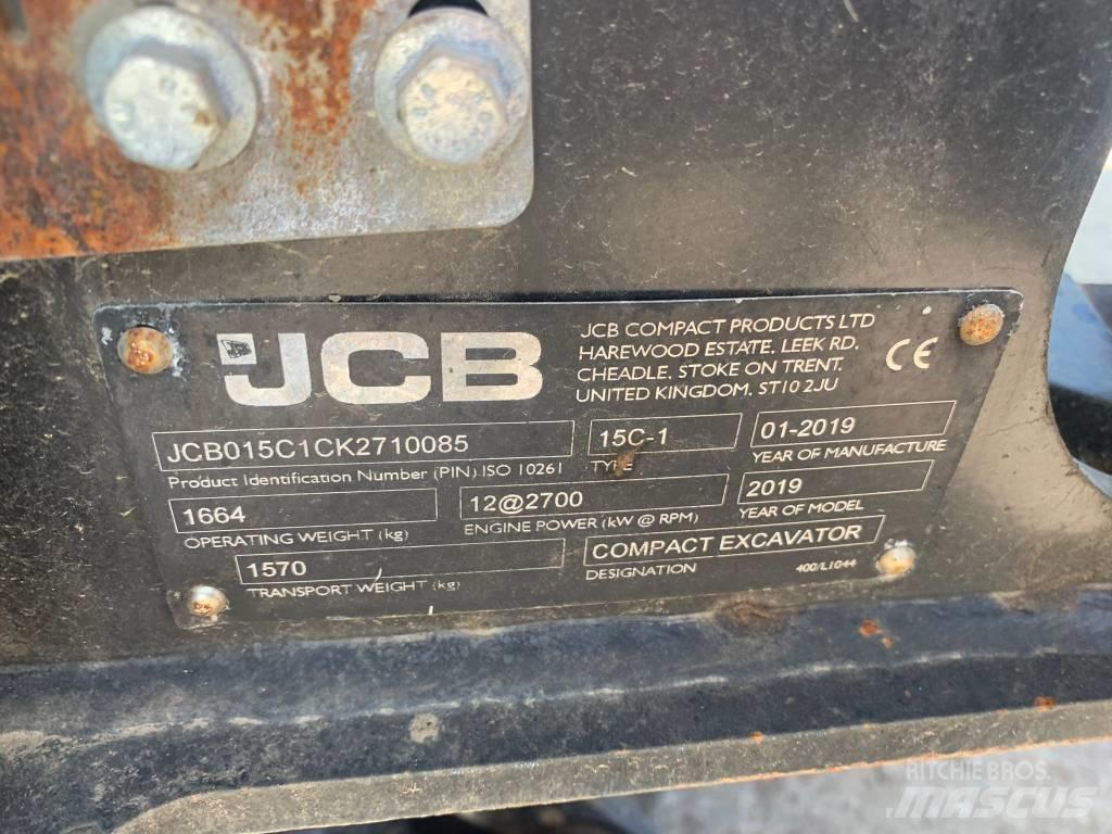 JCB 15 C-1 Mini ekskavatoriai < 7 t