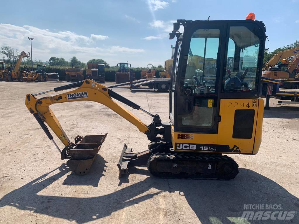 JCB 15 C-1 Mini ekskavatoriai < 7 t