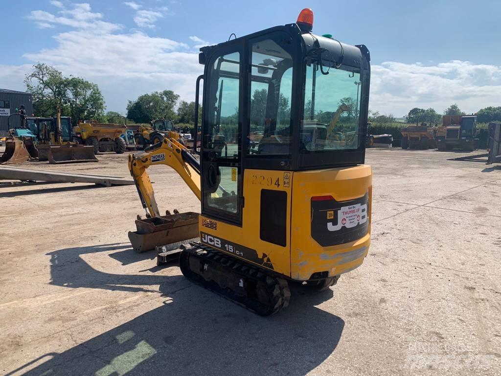 JCB 15 C-1 Mini ekskavatoriai < 7 t