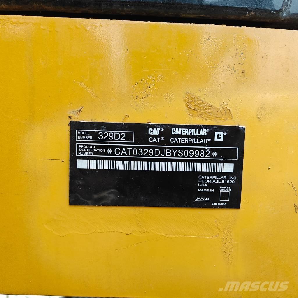 CAT 329 DD Vikšriniai ekskavatoriai