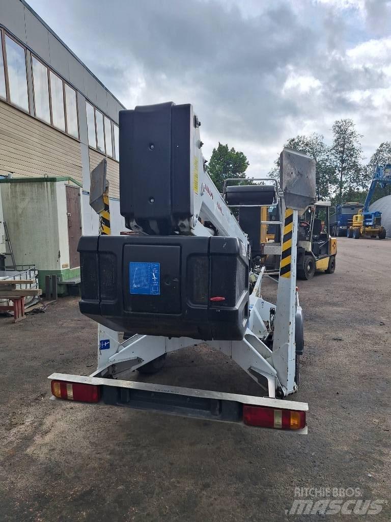 Dino 180 XT Ant priekabų montuojamos kėlimo platformos