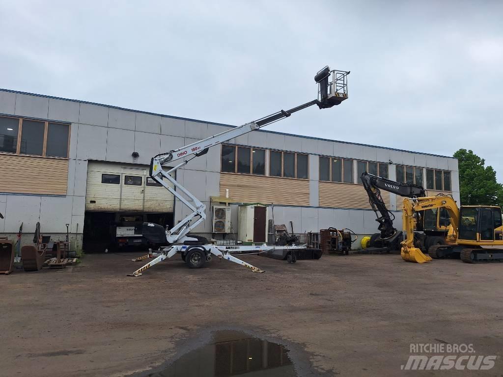 Dino 180 XT Ant priekabų montuojamos kėlimo platformos