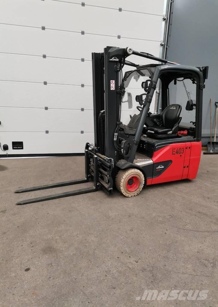 Linde E18-02 Elektriniai šakiniai krautuvai