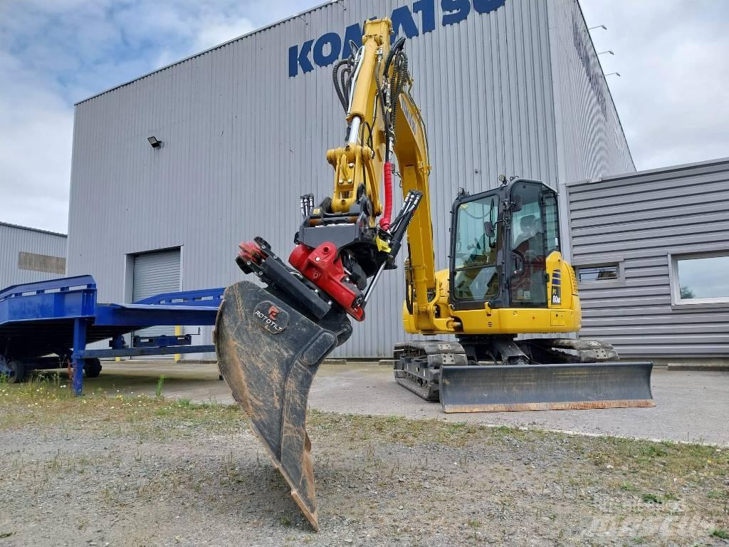 Komatsu PC80MR-5 Vidutinės galios ekskavatoriai 7-12 t