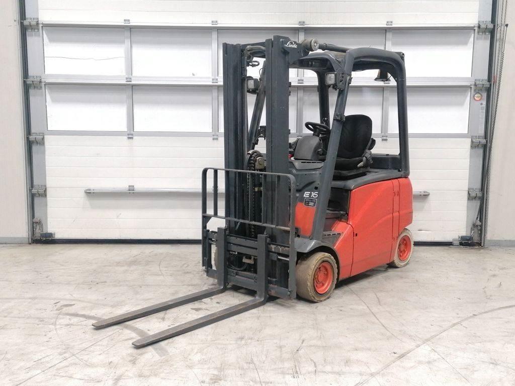 Linde E16PH-01 Elektriniai šakiniai krautuvai