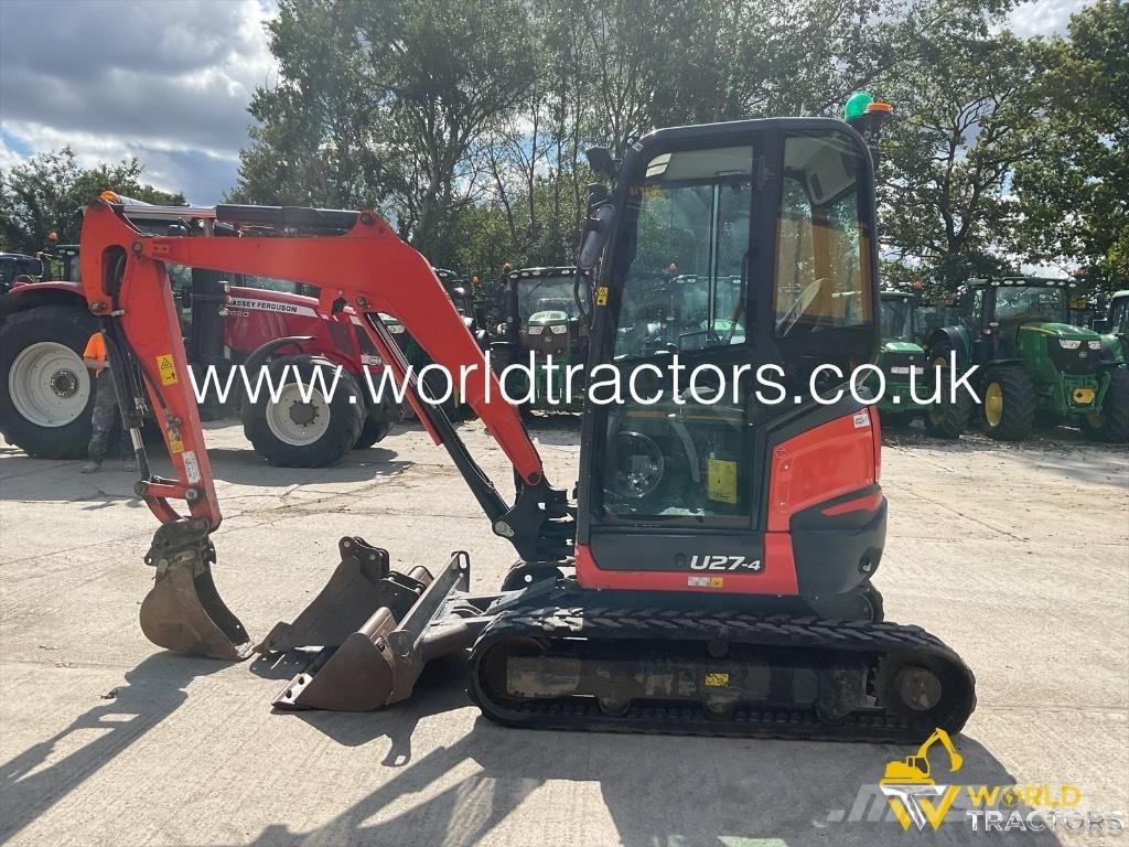 Kubota U 27-4 Mini ekskavatoriai < 7 t