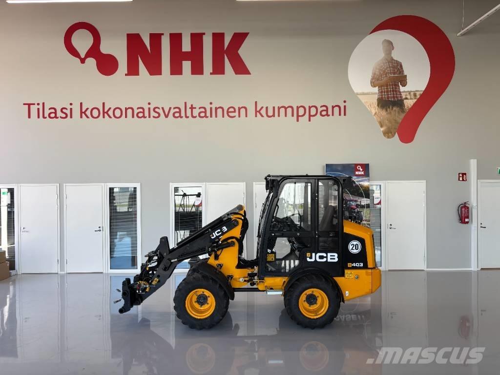 JCB 403 Daugiafunkciniai pakrovėjai