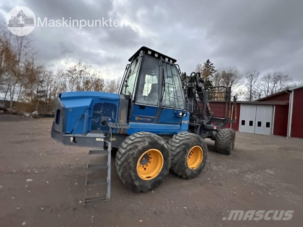 Rottne F15D Naudoti miškovežiai (Forvarderiai)