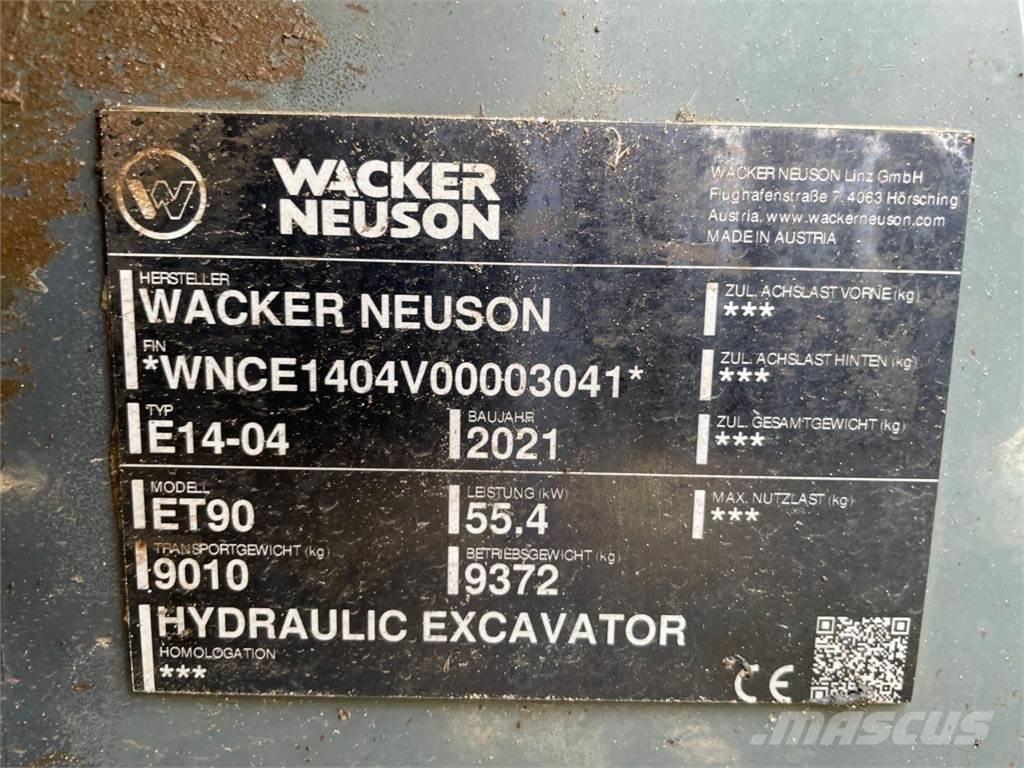 Wacker Neuson ET90 Vikšriniai ekskavatoriai